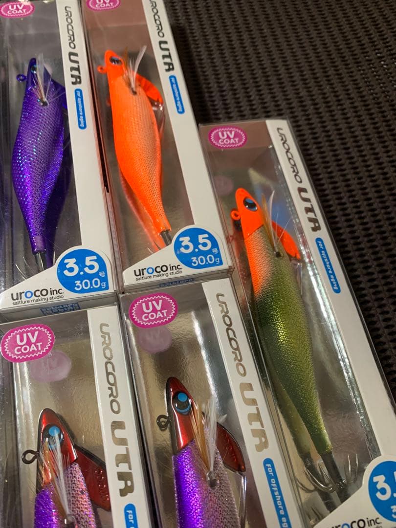 ウロコロUTR！3.5号9本！６カラー！ティップランに！ダートマックスtrにも！