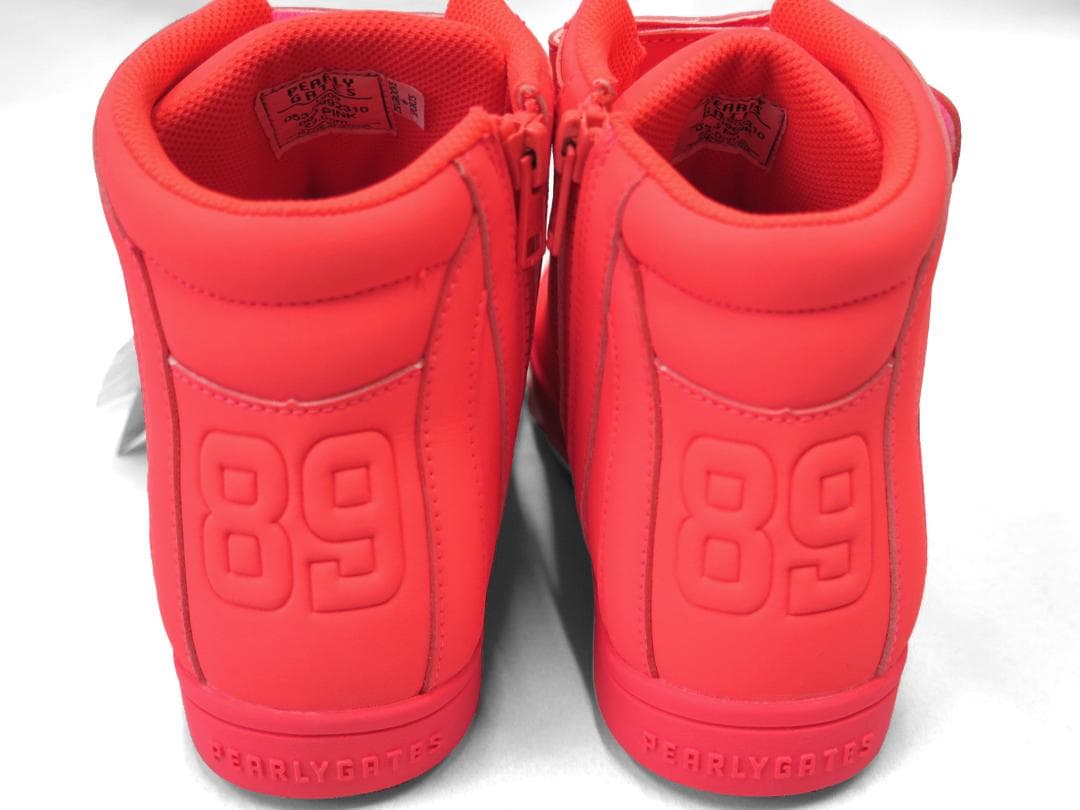 【専用】展示品●パーリーゲイツ●サイドロゴ　ミドルカット　スパイクシューズ