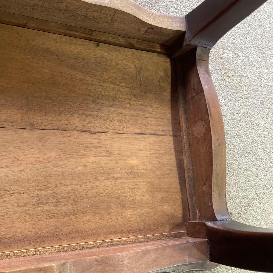 キ*ン様 天然木 手彫り アンティーク サイドテーブル コーヒーテーブル ロココ