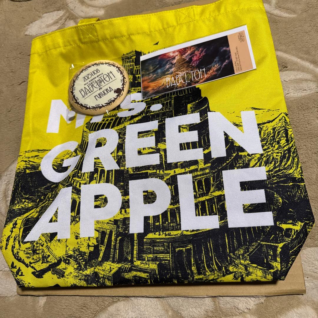 Mrs. GREEN APPLE トートバッグ BABEL リンゴジャムシート
