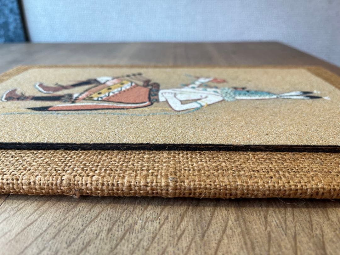 希少　ネイティブ・アメリカン　砂絵　インディアン　サンドアート　ナホバ族