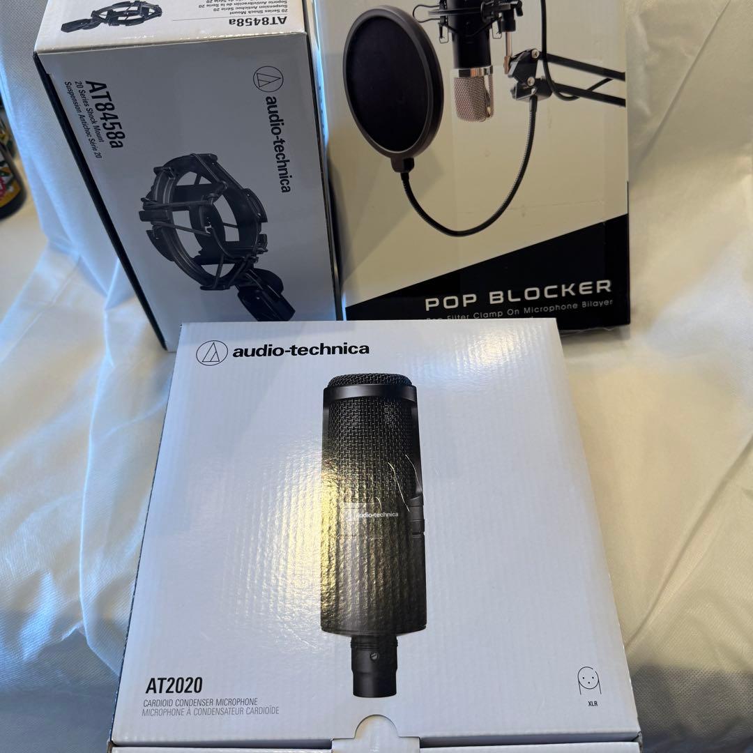 【新品未開封❗️】Audio-Technica AT2020 マイク セット