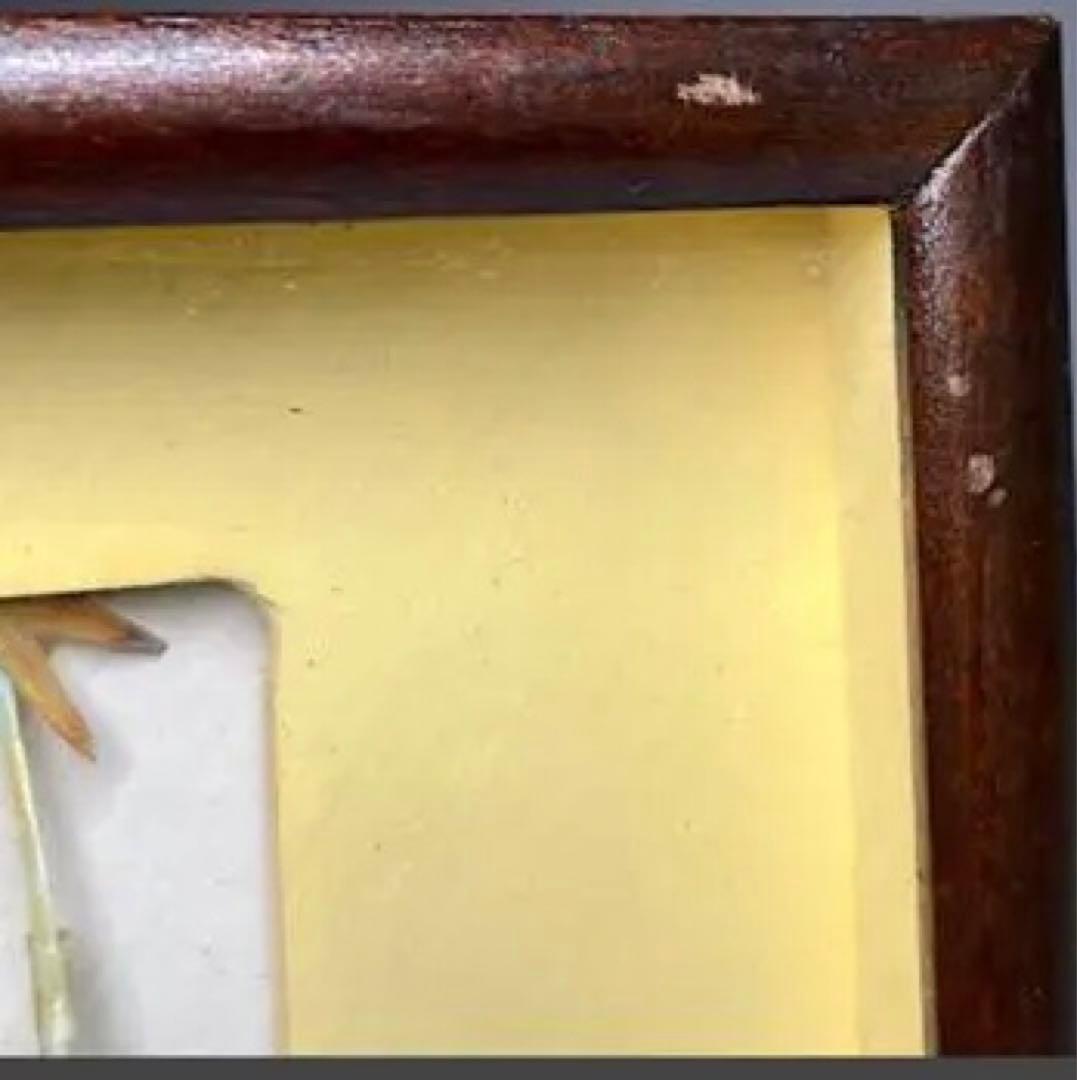 中国工芸 螺鈿画「桂林象鼻山」額装 壁掛け 41×25cm