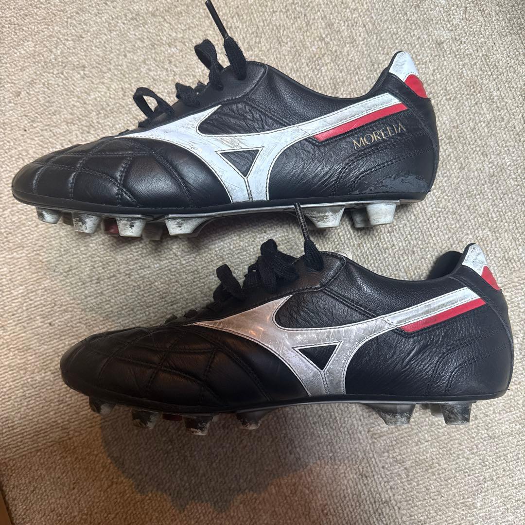 25.5cmミズノ モレリア II JAPAN ショートタン/クロスステッチ