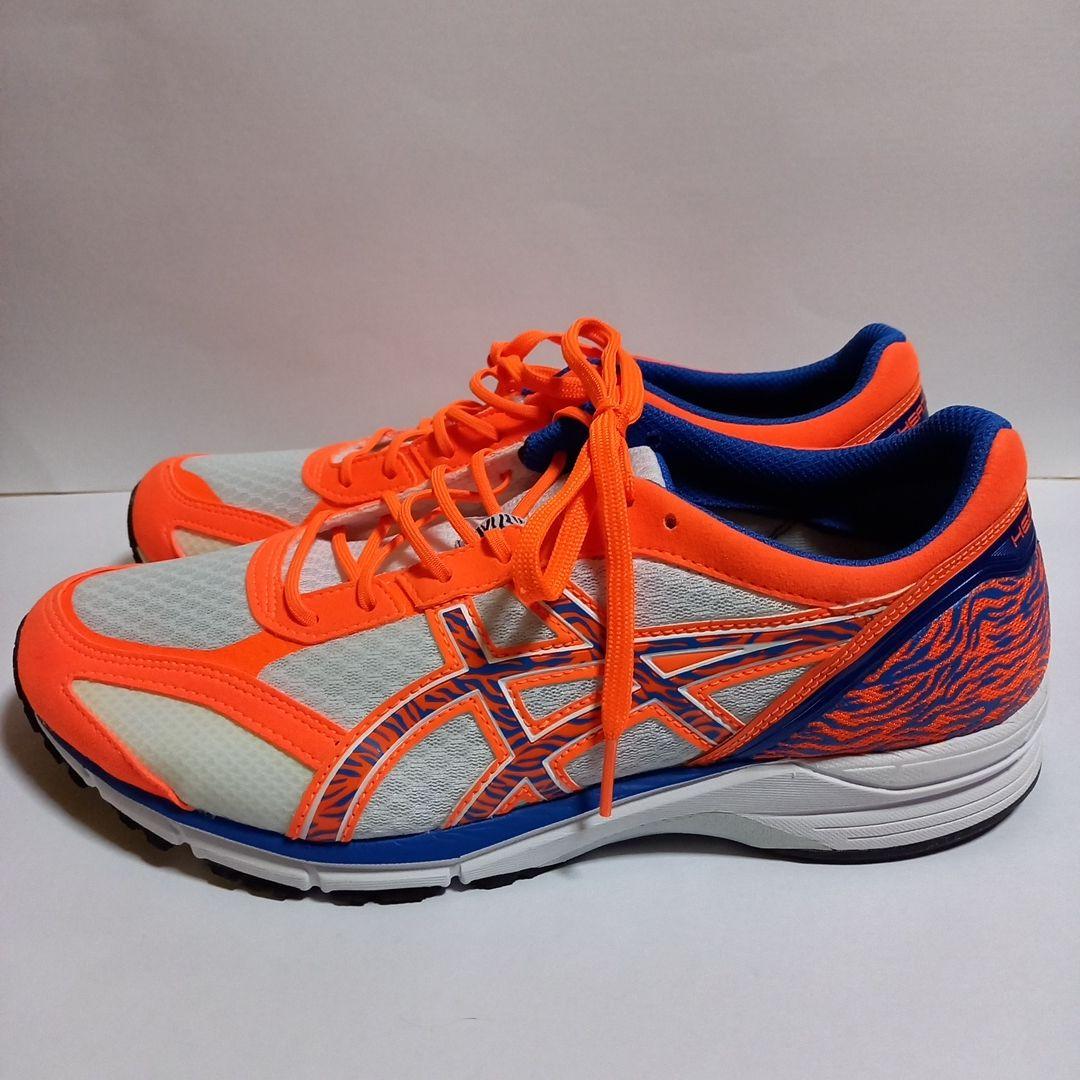 (未使用品) アシックス ヒートレーサー オレンジ 27cm