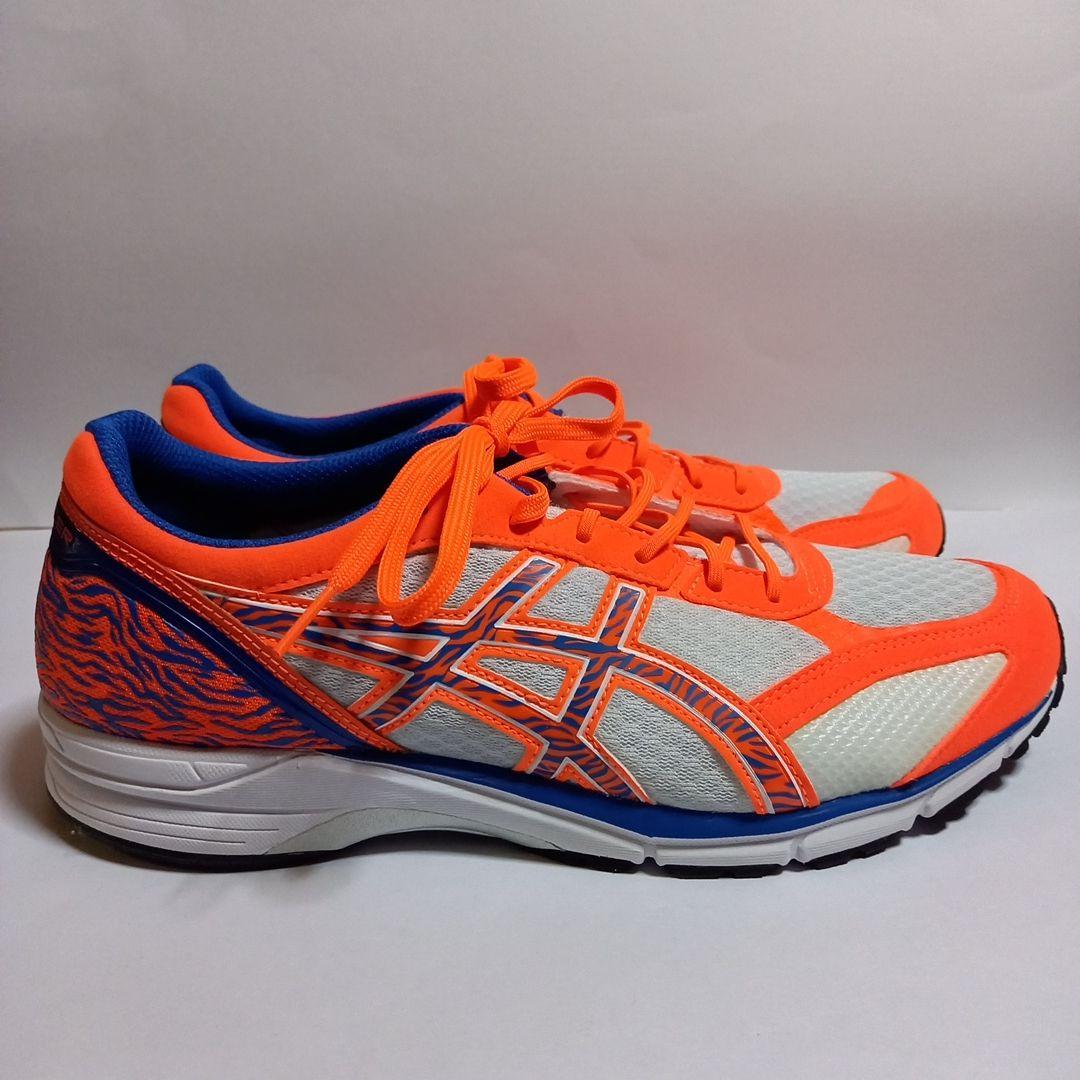 (未使用品) アシックス ヒートレーサー オレンジ 27cm