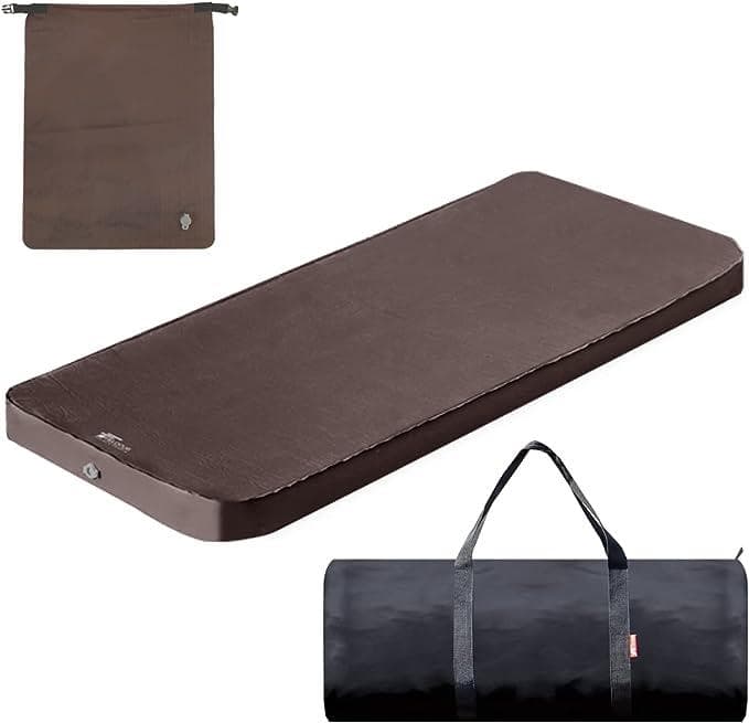 FIELDOOR　キャンプマット エアーマット ［10cm厚］　2個セット