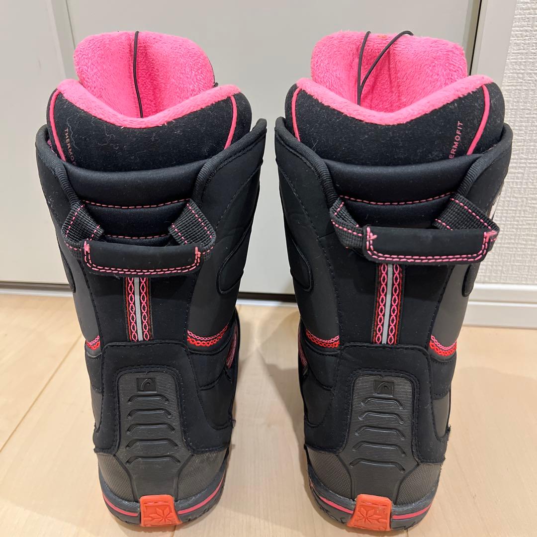 【比較的美品_即日発送】head スノボブーツFIVE WMN BOA 23cm