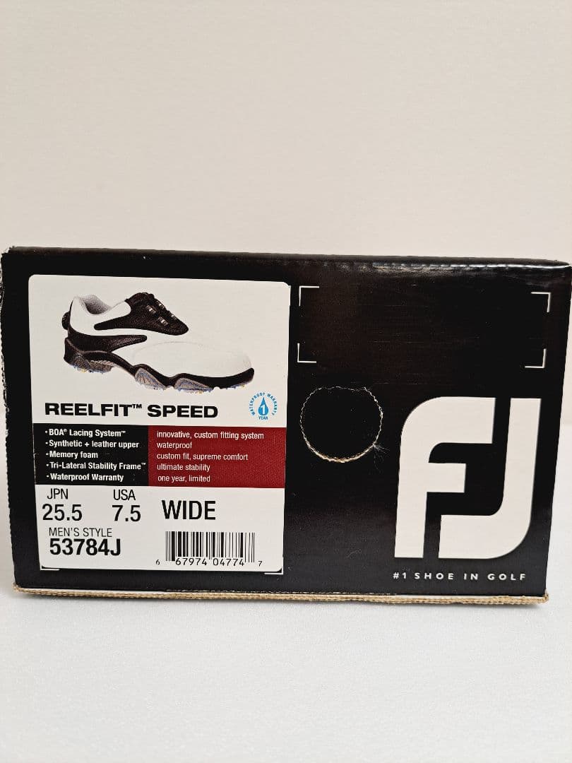 【新品箱付き】FootJoy フットジョイ/リールフィットスピード/25.5cm