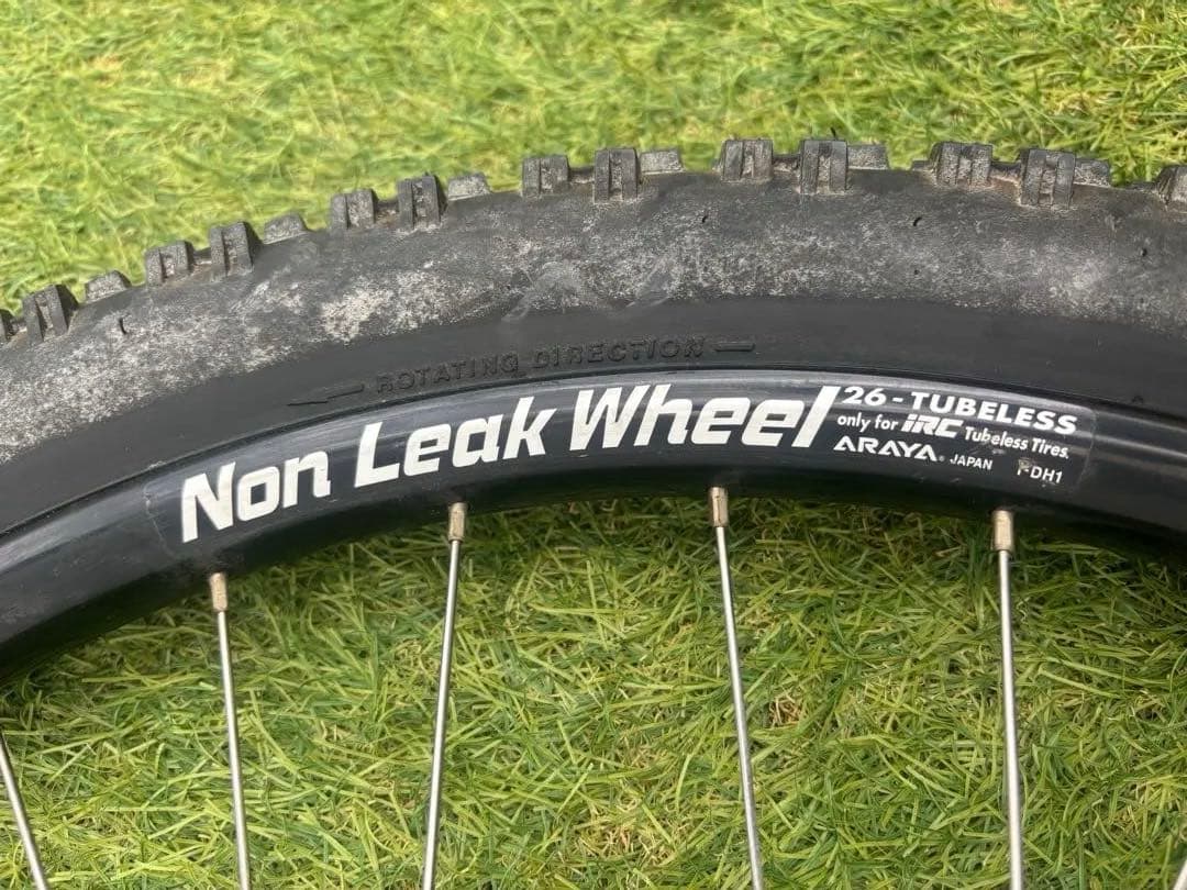 IRC×アラヤ ノンリークホイール 26インチ ダウンヒル