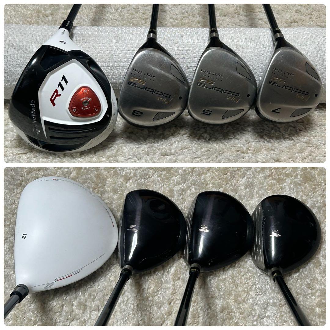 メンズ　テーラーメイド タイトリスト　豪華14本　ゴルフセット　キャディバッグ付