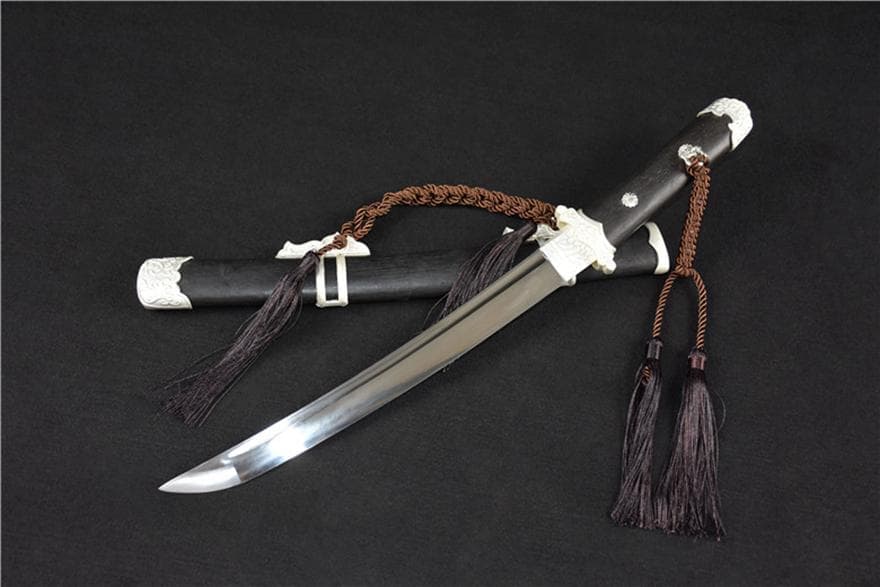 曲げ金のシンプル唐刀 日本刀 模造刀 居合刀