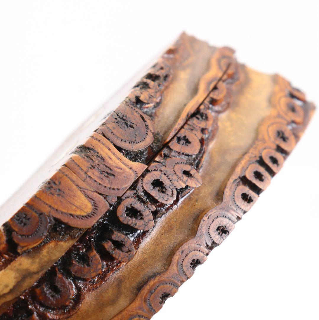 海野宗泰 つぼつぼ蒔絵 扇香合 茶道具 共箱共布　C899　N8