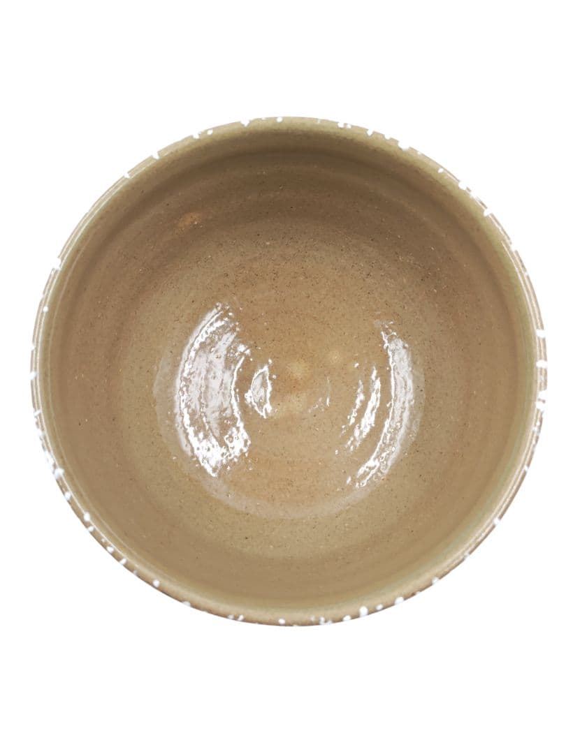 茶道具 京焼【東福窯・中村能久】『色絵 金彩 寒牡丹 茶碗』在印 共箱 共布 栞