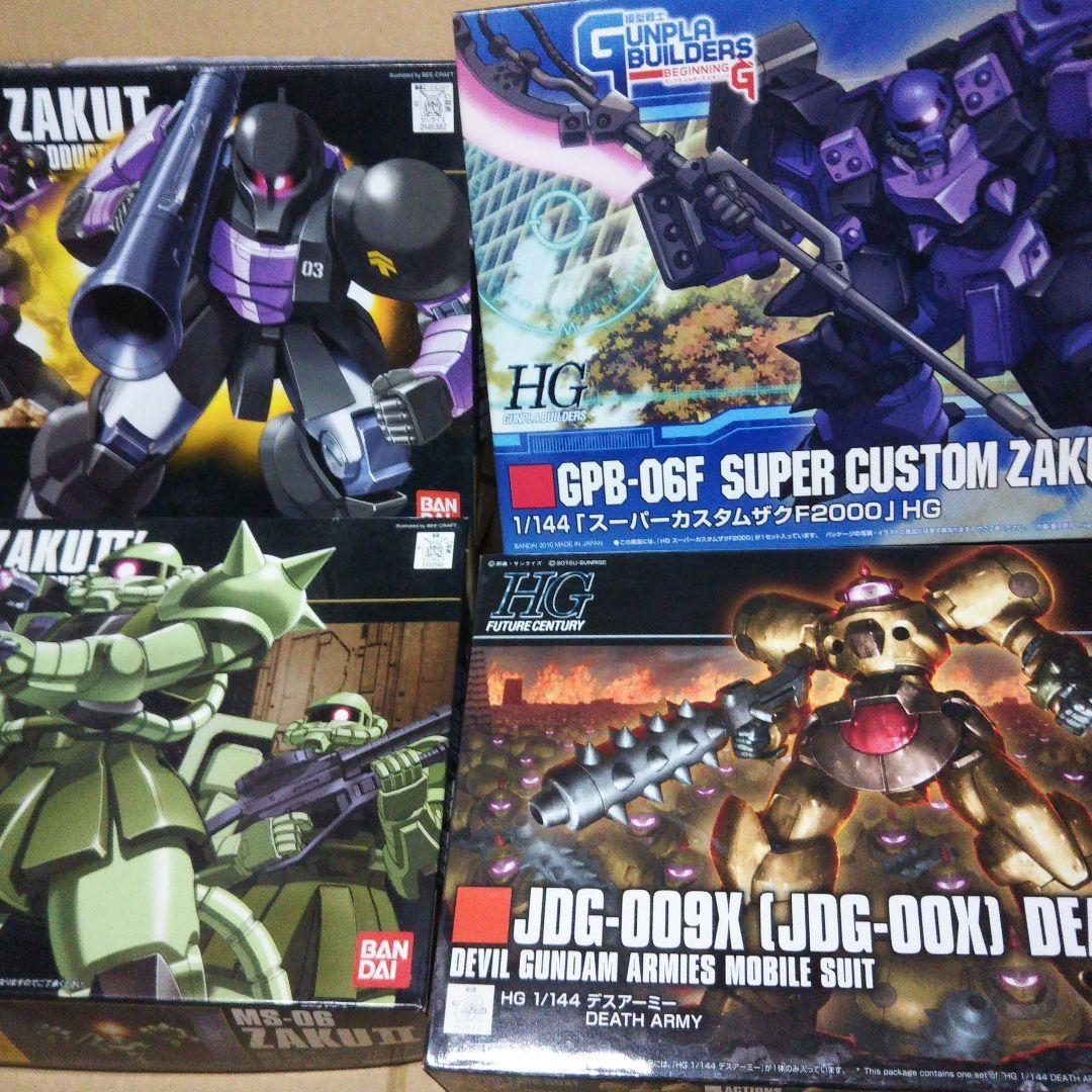 中古品 ガンプラ ザク系 スーパーカスタム / デスアーミー 他