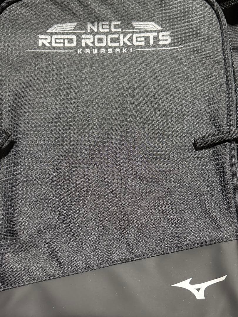 ミズノ公式　バレーボールチームバック　NECレッドロケッツ