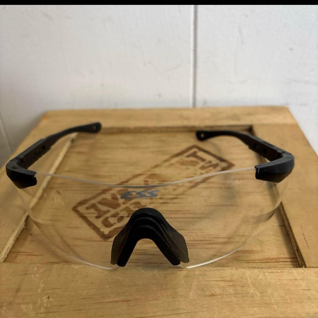 美品　米軍　ESS ICE サングラス　ブラック　クリア　送料無料⑩