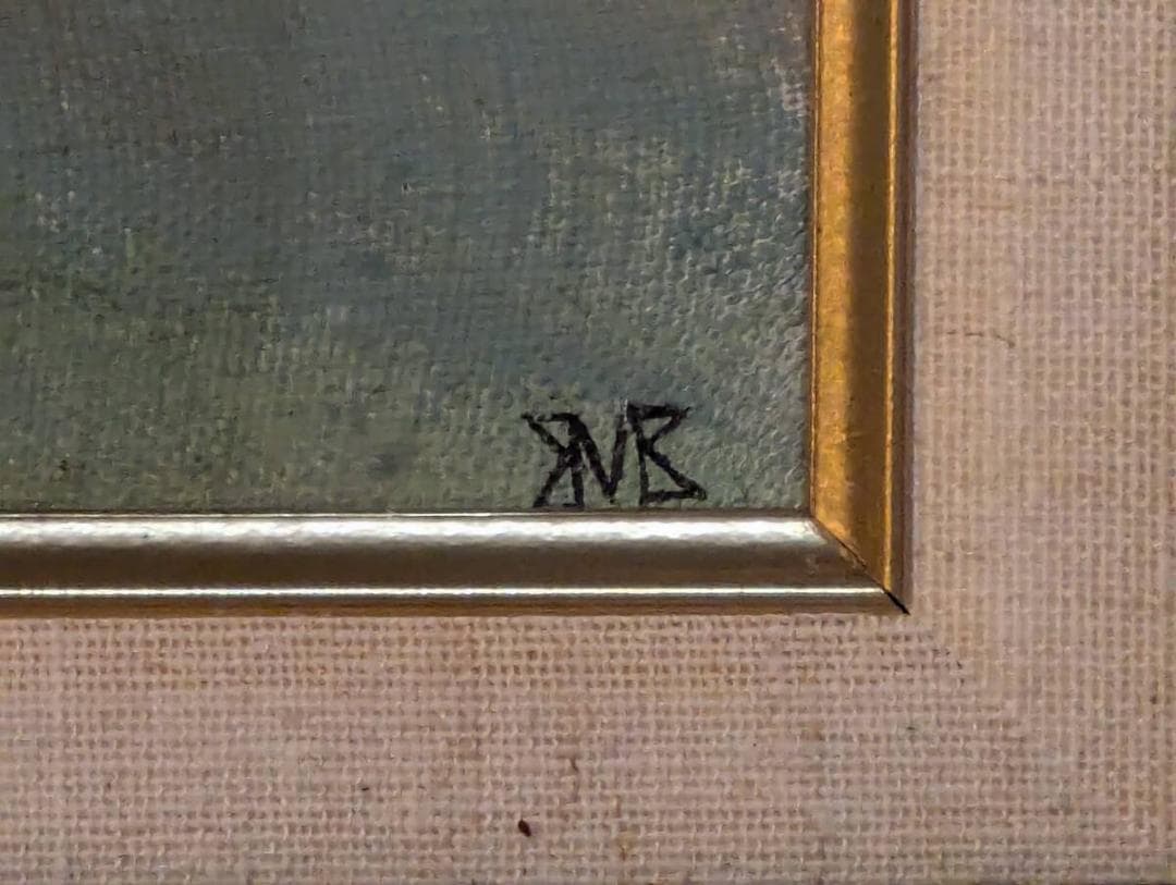 【真作】絵画　ヴィタリー・メドベデフ　油彩20号　鮮やかな静物画　V38