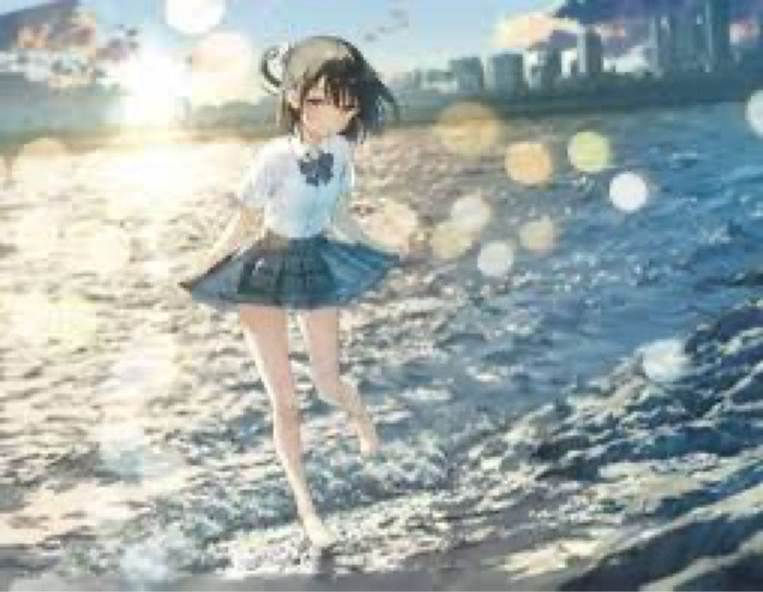 カントク しずく　メタルアートプレート　複製原画　さなわあ