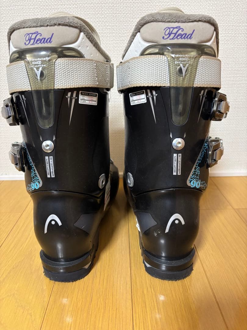 Head adapt edge 90/スキー ブーツ 女性用 グレー24㎝