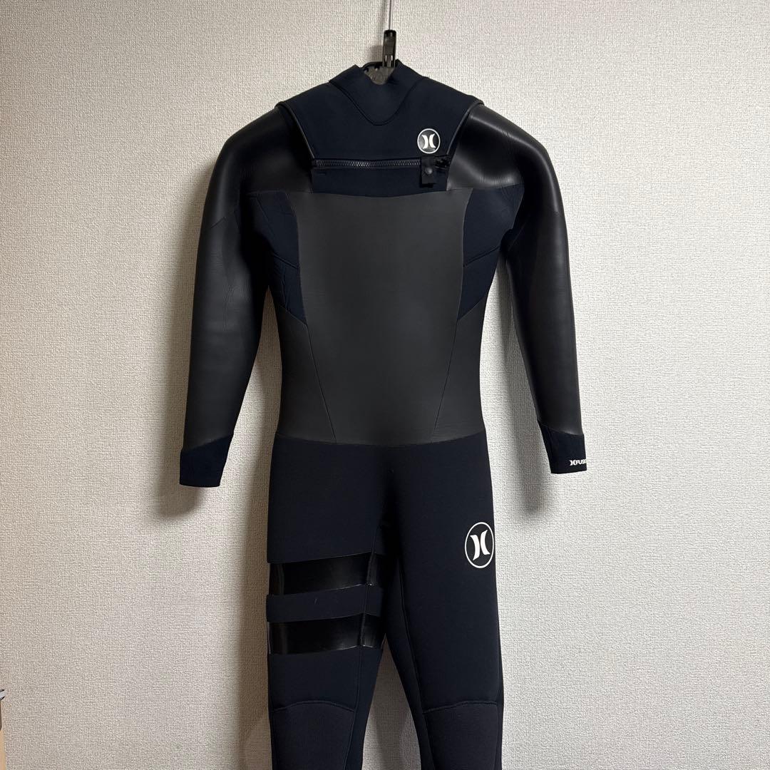 美品　日本製_Hurley ロンハーマン　ウエットスーツセミドライ4mm/3mm