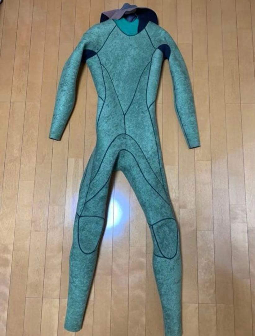 ウエットスーツ　セミドライ　オールブラック