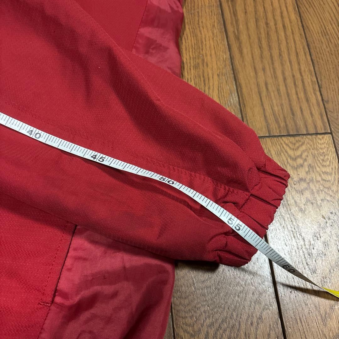 アディダスプロフェッショナルS／防寒ジャージ上下／赤