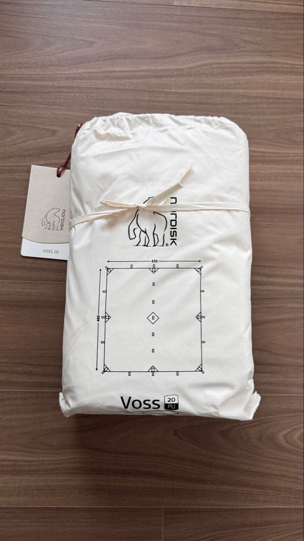 【新品未使用】Nordisk VOSS 20U ホワイトタープ 白 ノルディスク