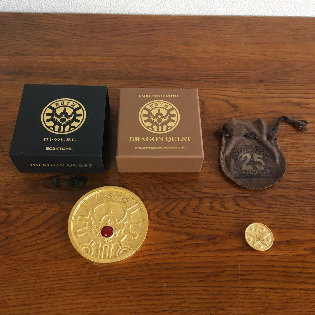 特製　24金　純金箔貼り仕上げ　1/1スケール　ロトのしるし&ちいさなメダル