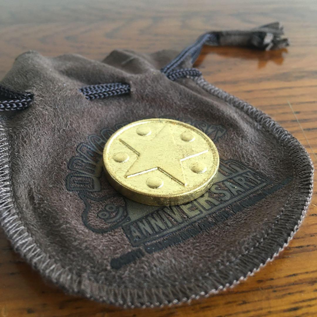 特製　24金　純金箔貼り仕上げ　1/1スケール　ロトのしるし&ちいさなメダル