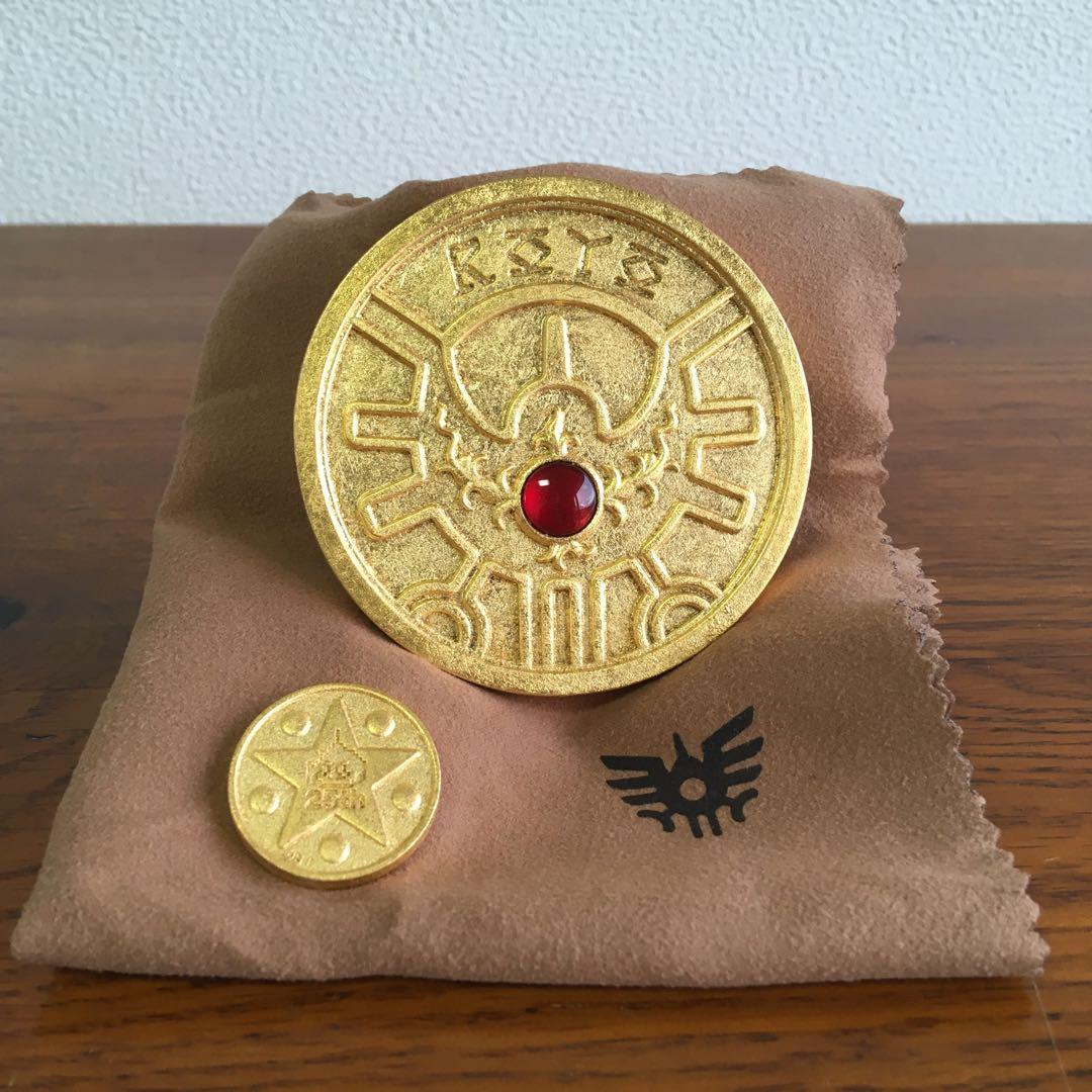 特製　24金　純金箔貼り仕上げ　1/1スケール　ロトのしるし&ちいさなメダル
