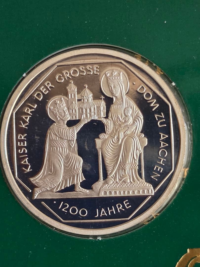 (プルーフメダルセット)ドイツ　記念10マルク銀貨　5枚セット　2000