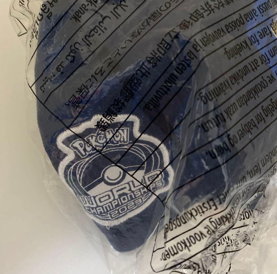 wcs ポケモン 横浜　選手限定　キャップ　ピカチュウ　ウェルカムキット