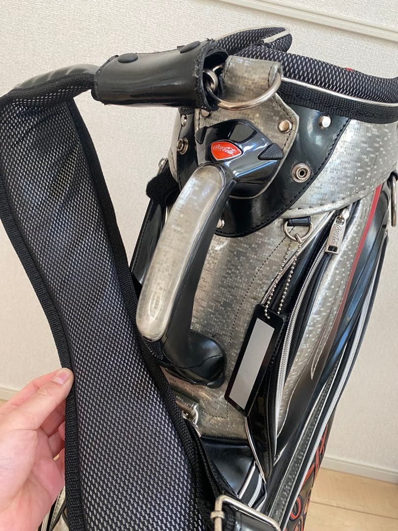 【希少】ゴルフ キャディーバッグ メンズ コカコーラゼロ CocaCola