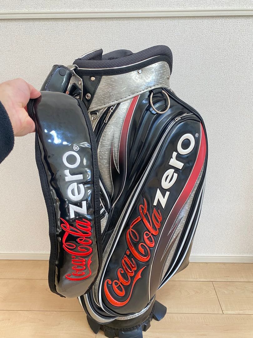 【希少】ゴルフ キャディーバッグ メンズ コカコーラゼロ CocaCola