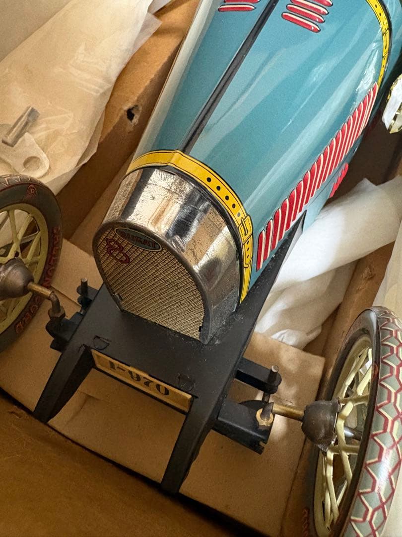 ★PAYA・パジャ★ブガッティ1930:ゼンマイで動きます：箱・保証書付き