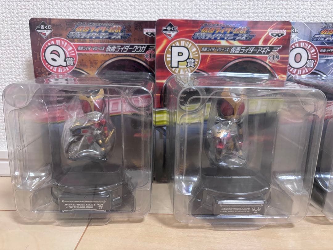 仮面ライダー 一番くじ ライダーマシーンズ編　D～Q賞、ラストワンセット　未開封
