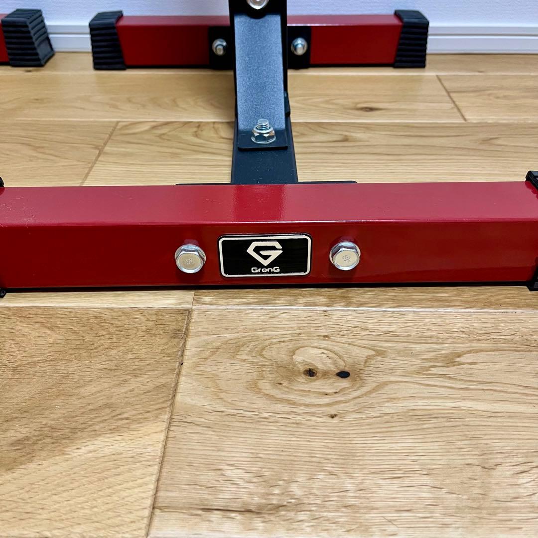 Grong バーベルスタンド/バーベル/プレート 一式セット 【送料込み】