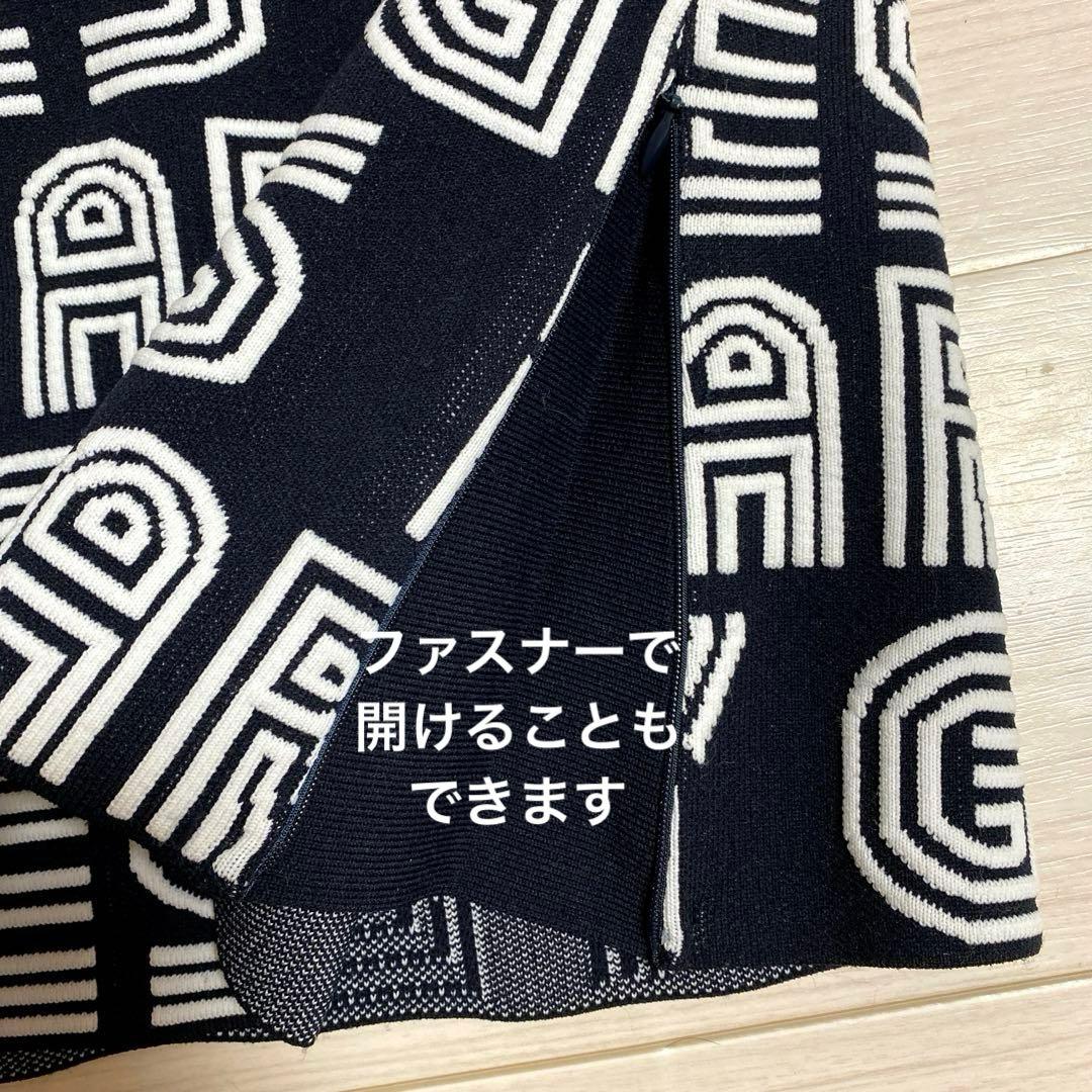 パーリーゲイツ　セットアップ　セーター　ニットスカート　ゴルフウェア