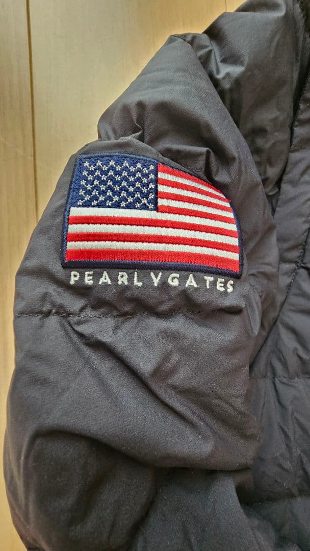 【美品】パーリーゲイツ 2WAYダウンジャケット （M）ネイビー