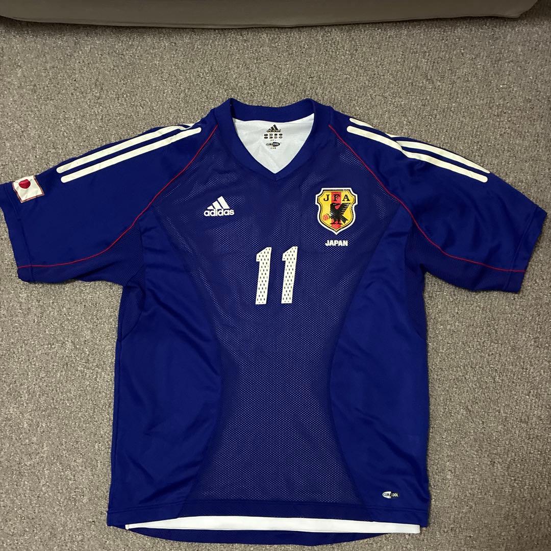 日本代表　ユニフォーム　2002 三浦和義　KAZU
