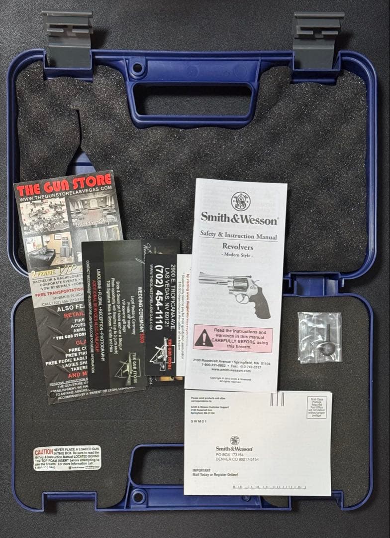 【希少】実物 S&W社製 M29 6 1/2インチ ハンドガンケース 付属品多数