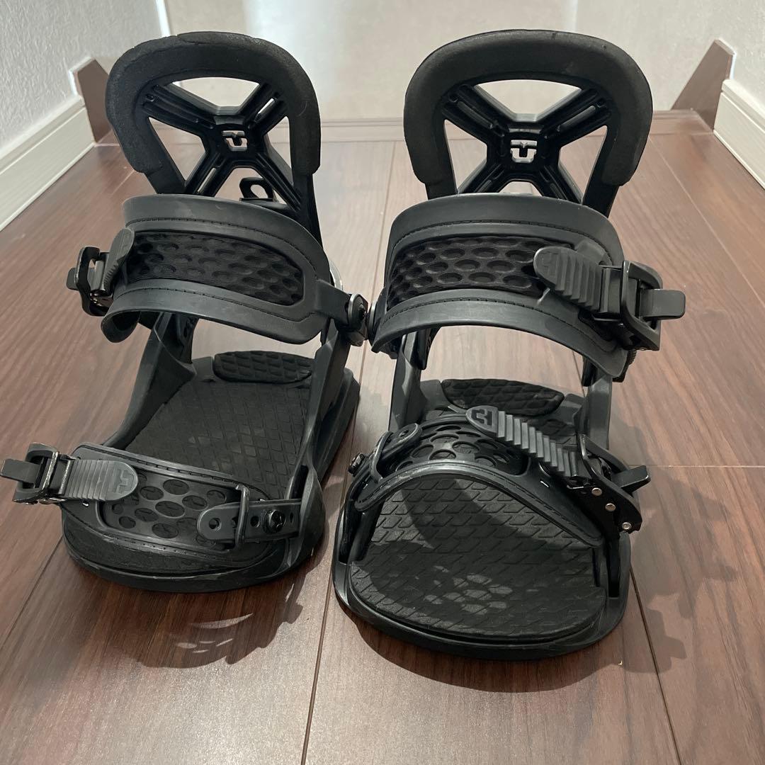 Union スノーボードビンディング ブラック　キッズ　ユニオン