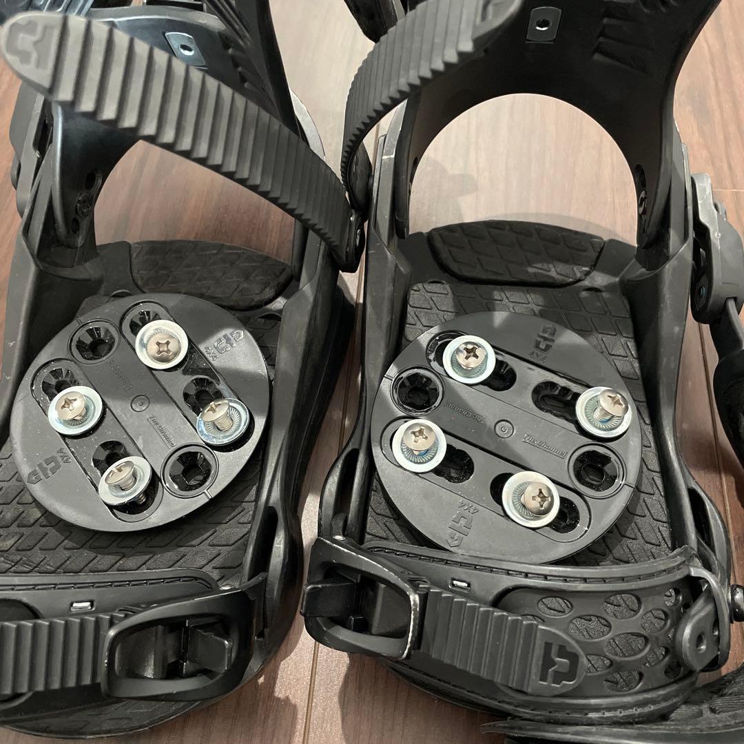 Union スノーボードビンディング ブラック　キッズ　ユニオン