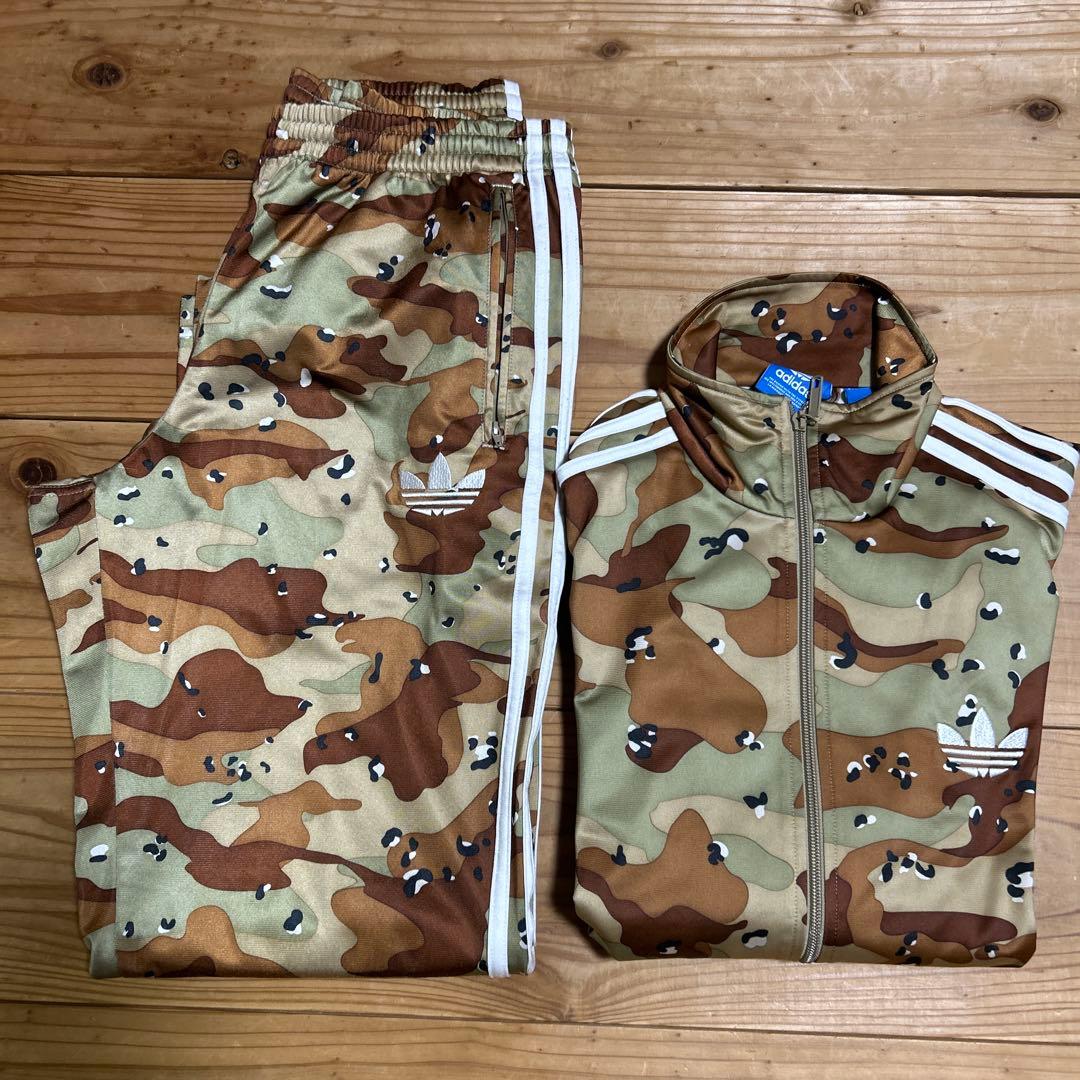 アディダス　セットアップ　サイズL 迷彩　ファイヤーバード　デザートカモ