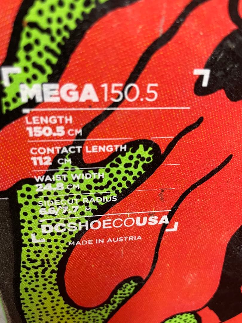 DC スノーボード 150.5cm グラフィックボード