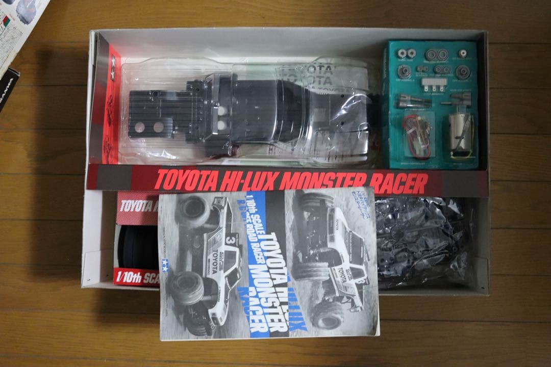 ホビーラジコン TAMIYA TOYOTA HI-LUX MONSTER RACER 1/10