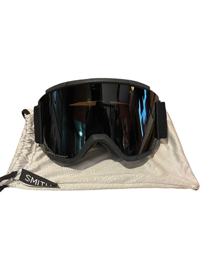 SMITH ブラック ゴーグル 収納袋付き