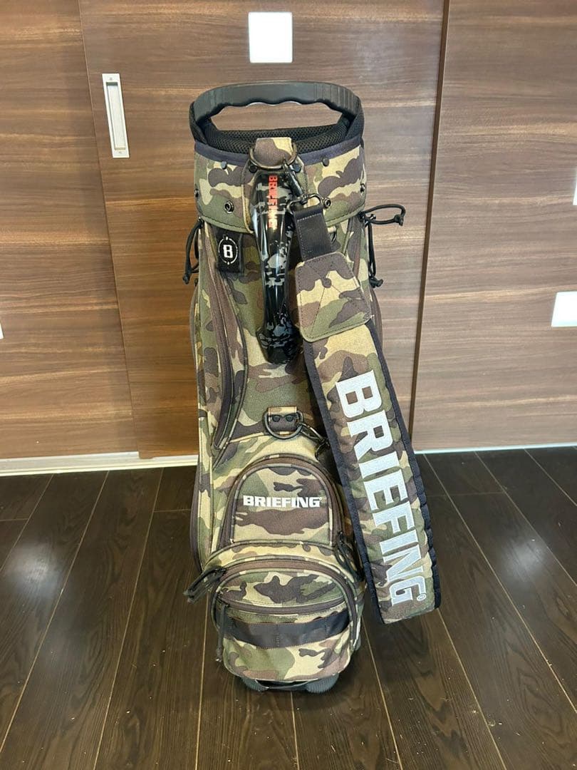 新価格！　BRIEFING ブリーフィング　迷彩カモフラ　ゴルフバック　CR-5