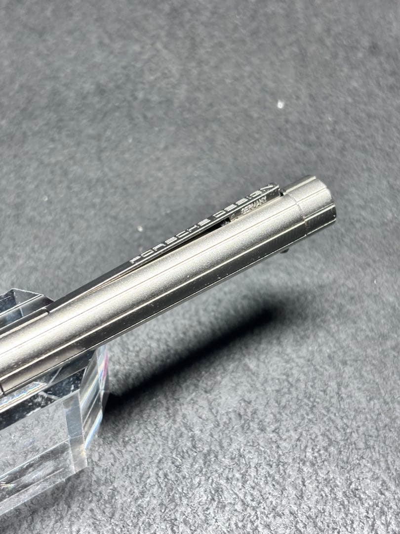 ポルシェデザインシャープペン繰り出し式シルバー廃盤0.7